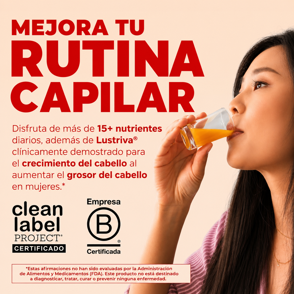 MaryRuth’s – Multivitamínico Líquido Peach Mango + Crecimiento Capilar