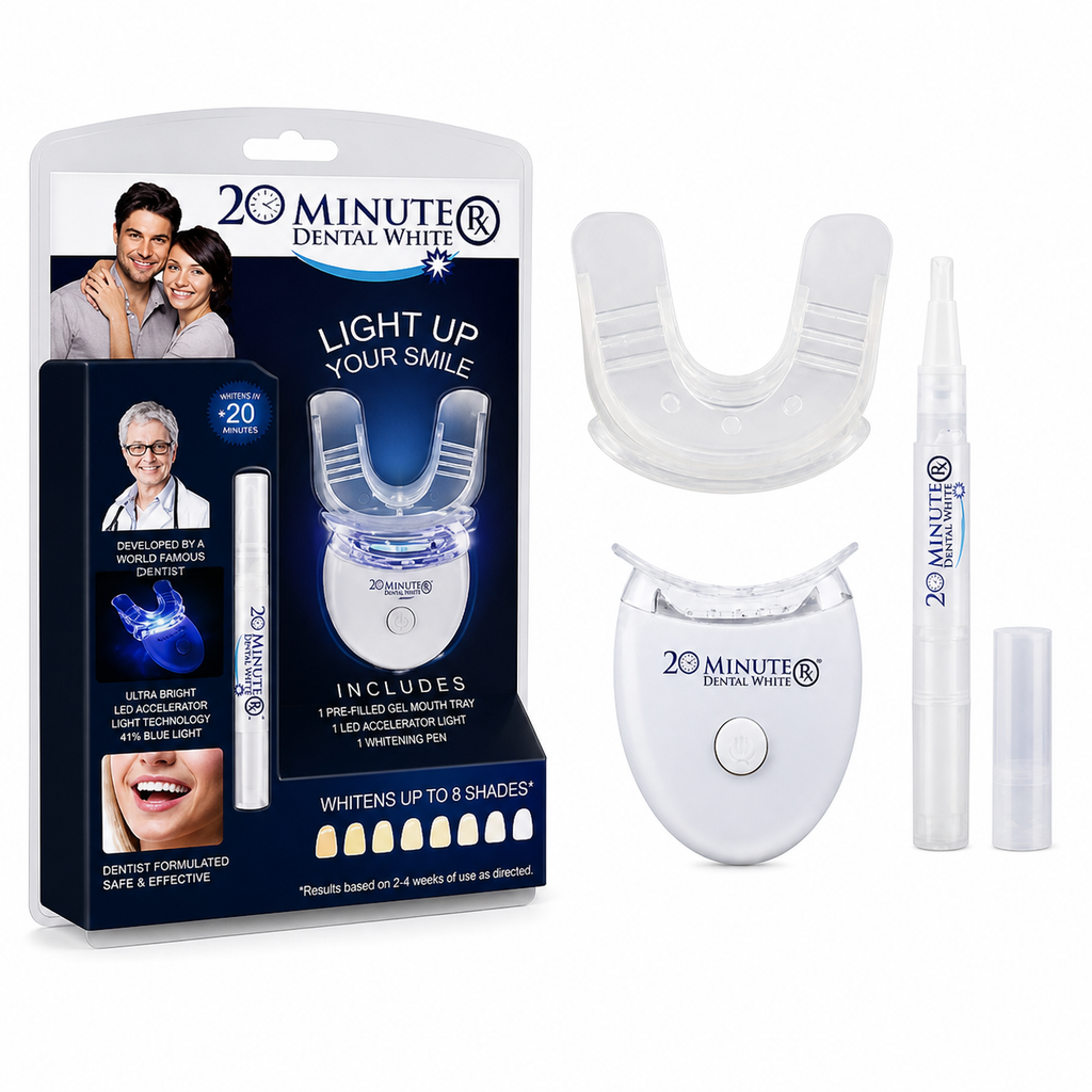 Kit Blanqueador Dental LED 20 Minutos | Tecnología Profesional en Casa